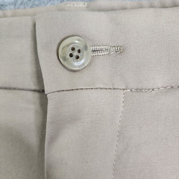 Men's Pro Tour Khaki Dress Pants Golf Hi Rise Polyester Stretch Size 38x29 - Picture 5 of 13